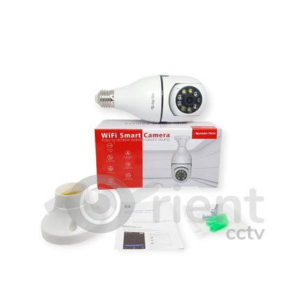 Bulbe Camera 360 Rotate Auto Tracking V380 Pro SD03 Wireless Wifi PTZ IP